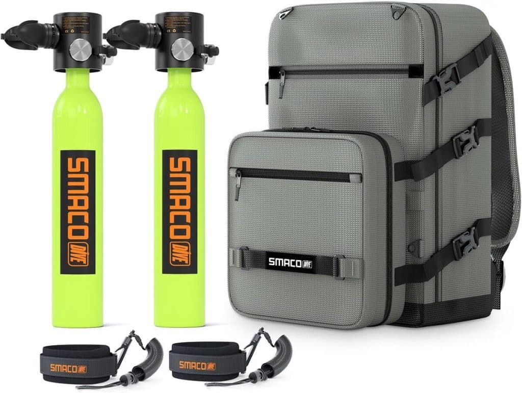 Test : mini bouteille de plongée Smaco S300 Plus 0, 5L pour une respiration sous-marine optimale