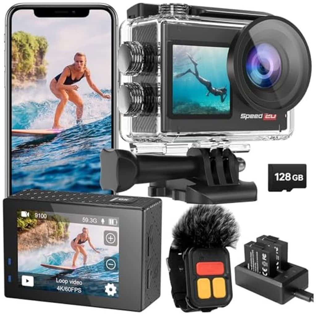 Test : caméra d'action Hiicam 4K étanche avec écran tactile et stabilisation