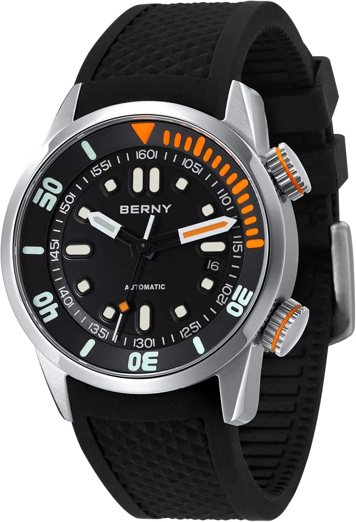 Test : berny HV600 montre de plongée automatique 20ATM super lumineuse