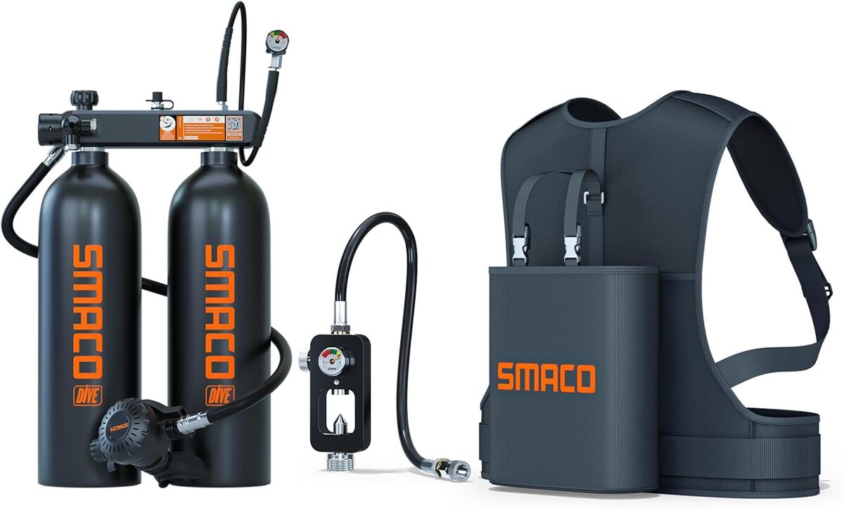 Test : sMACO mini bouteille de plongée 4 L pour 30-45 min