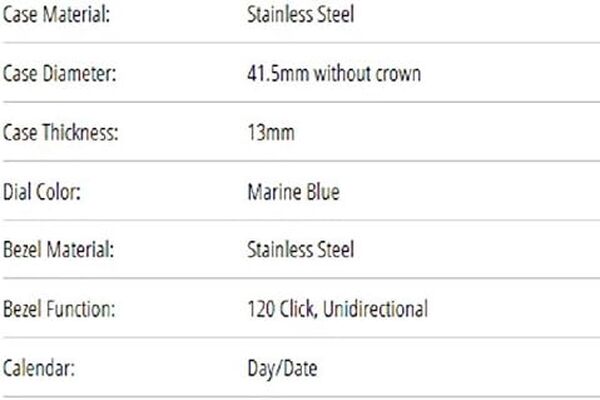 Orient Montre de plongée automatique japonaise en acier inoxydable Mako II pour homme