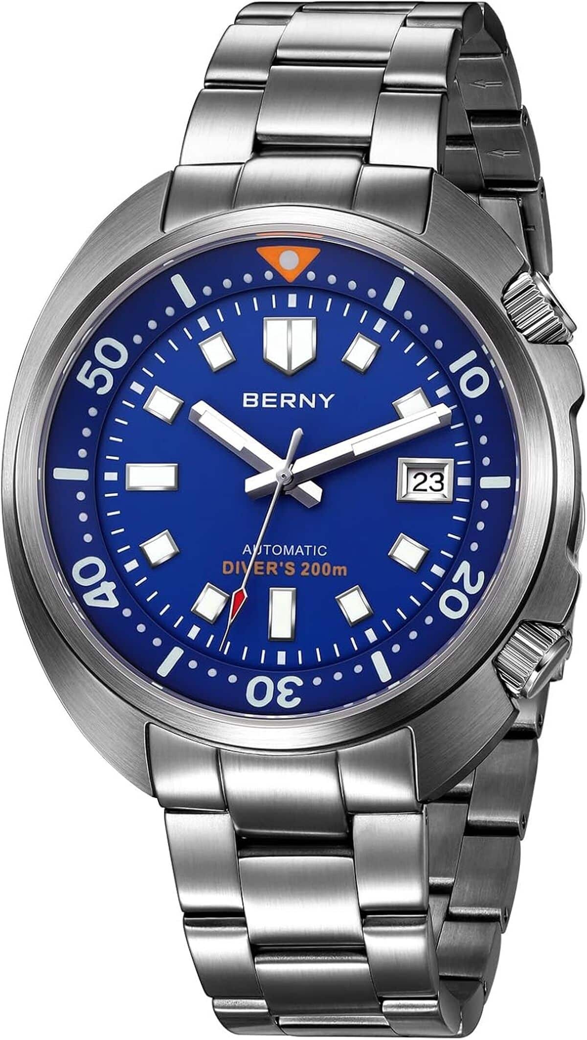 Avis sur la montre de plongée Berny 20ATM acier inoxydable
