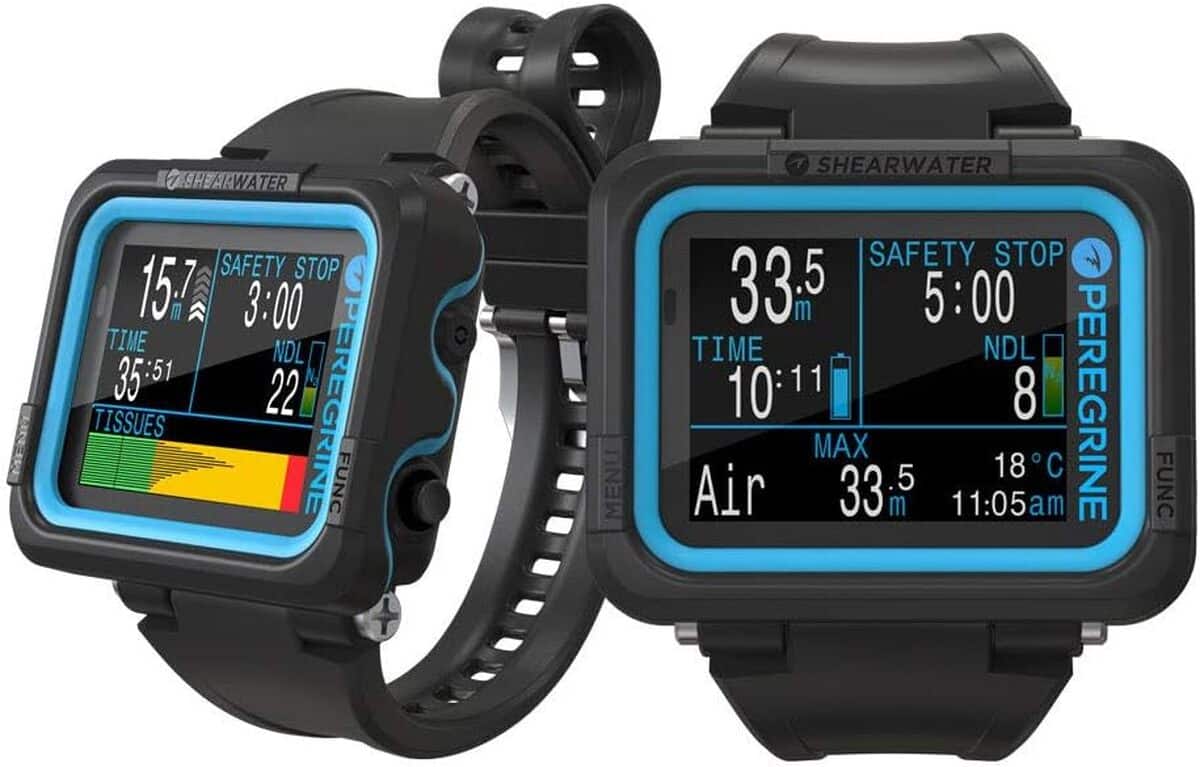 Test de l'ordinateur de plongée Peregrine par Shearwater Research