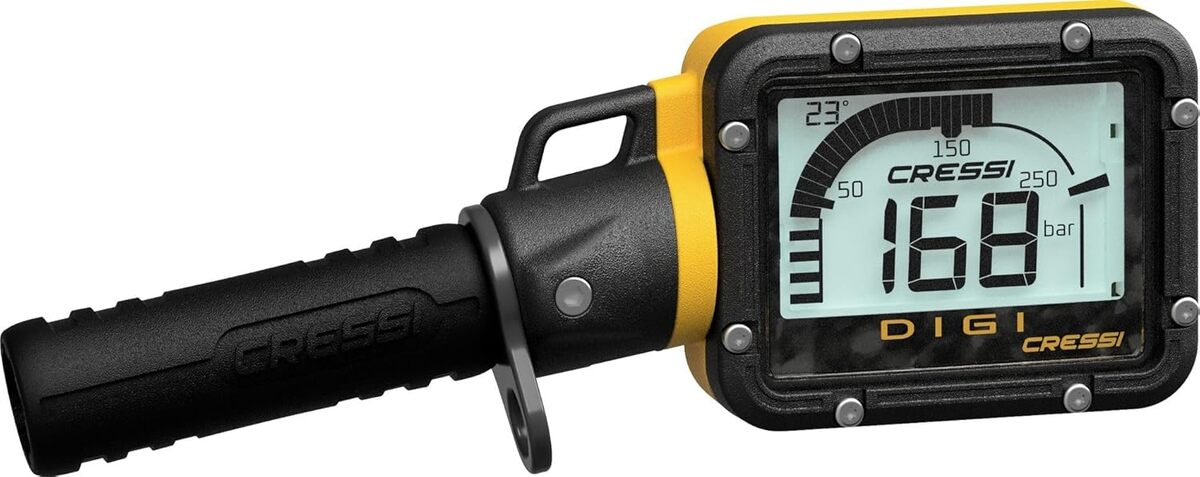 Test du manomètre digital Cressi Digi jaune pour adulte