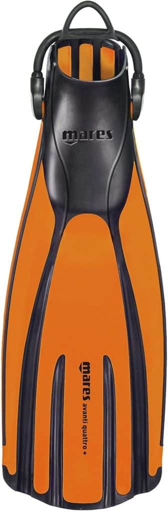 Test des palmes de natation Mares Avanti Quattro 410003SAROR orange
