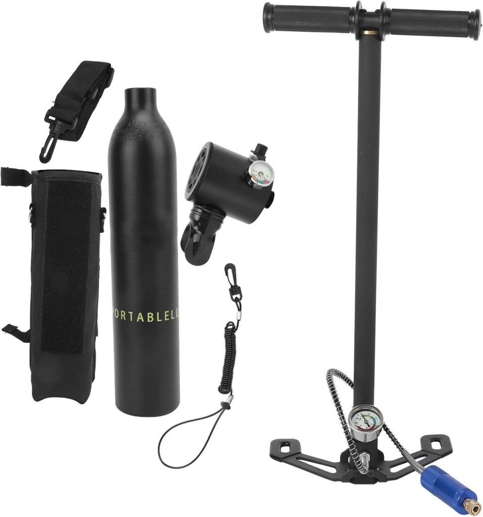 Test du mini réservoir de plongée sous-marine 0, 5L : portabilité assurée