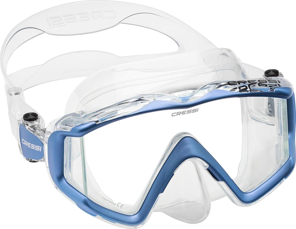 Test : masque Cressi Liberty Triside SPE transparent/saphir