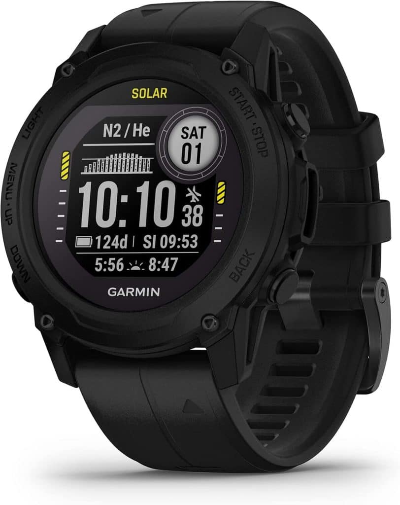 Test Garmin Descent G1 : ordinateur de plongée solaire robuste