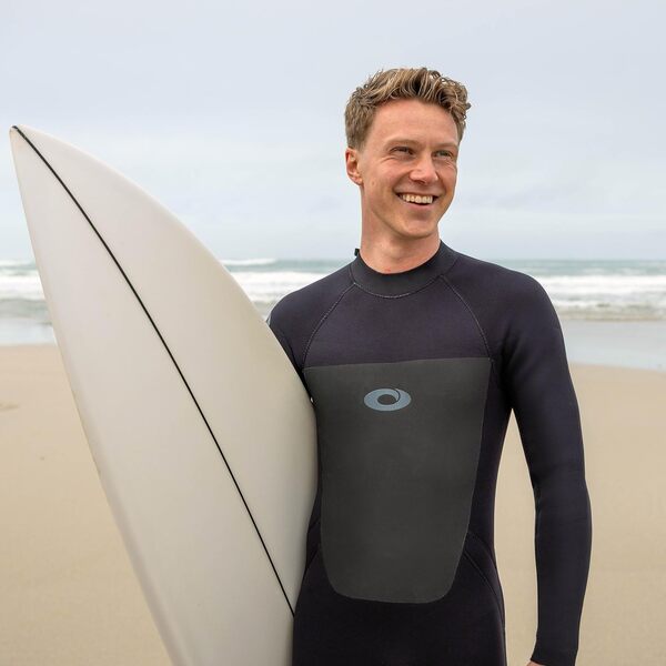 Osprey Men's Full Length 5mm Wetsuit, Winter Wetsuit, Adult Neoprene Surfing Diving Wetsuit, Pro, Black