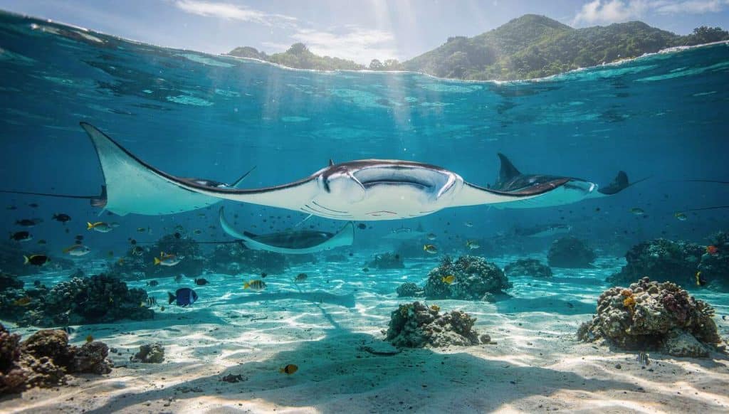 Plongée avec les raies mantas à Maupiti : une aventure inoubliable en Océanie