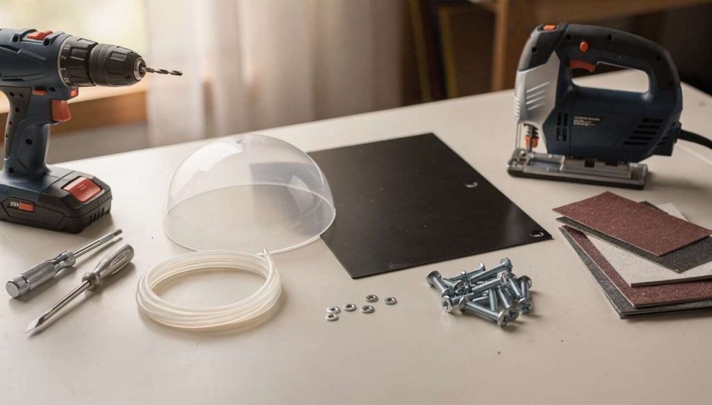 Comment fabriquer un dôme pour mini caméra type GoPro ?