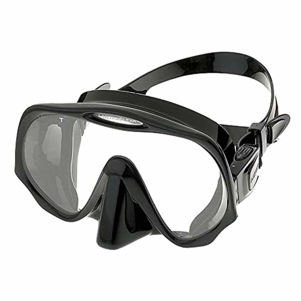 Essai du masque Atomic Aquatics sans cadre noir taille moyenne