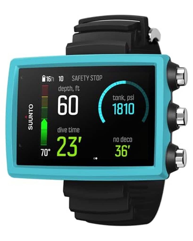 Test : sUUNTO EON Core, ordinateur de plongée aqua blue