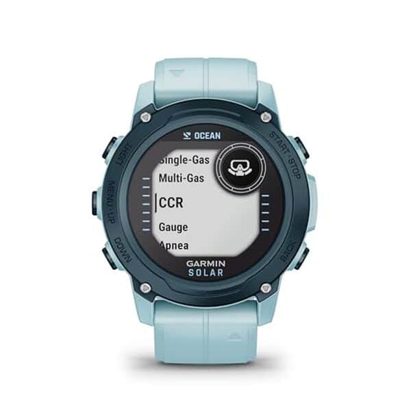 Découvre l'efficacité écoresponsable du garmin descent g1 solar : un compagnon innovant qui allie performance sous-marine et engagement pour l'environnement.