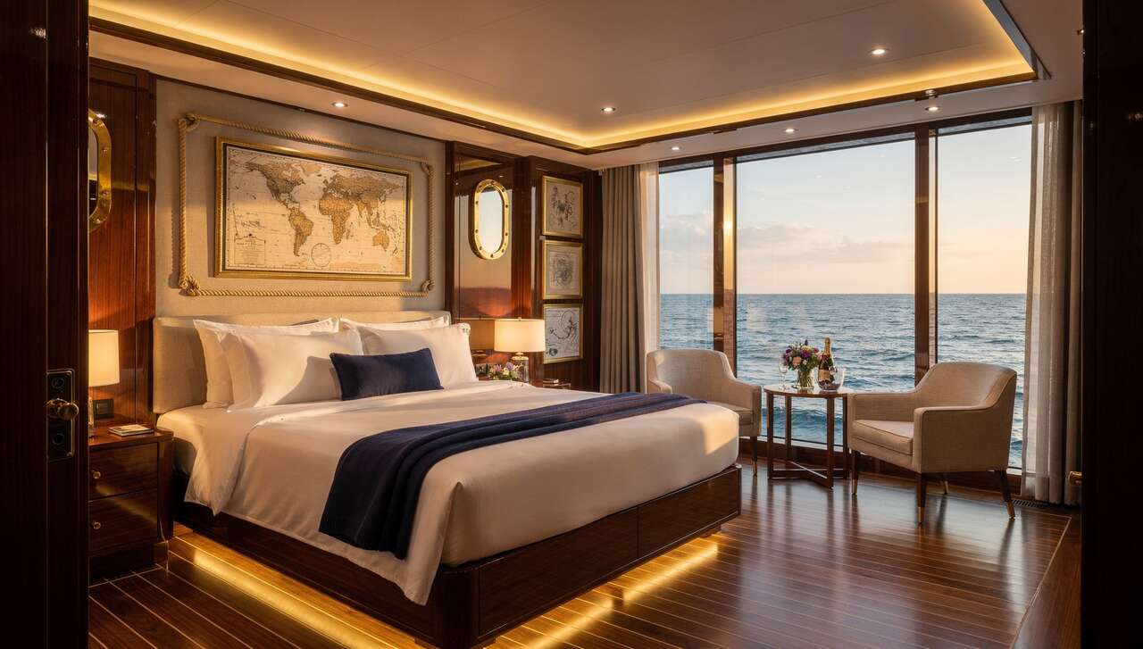 Le confort à bord : suites et équipements haut de gamme