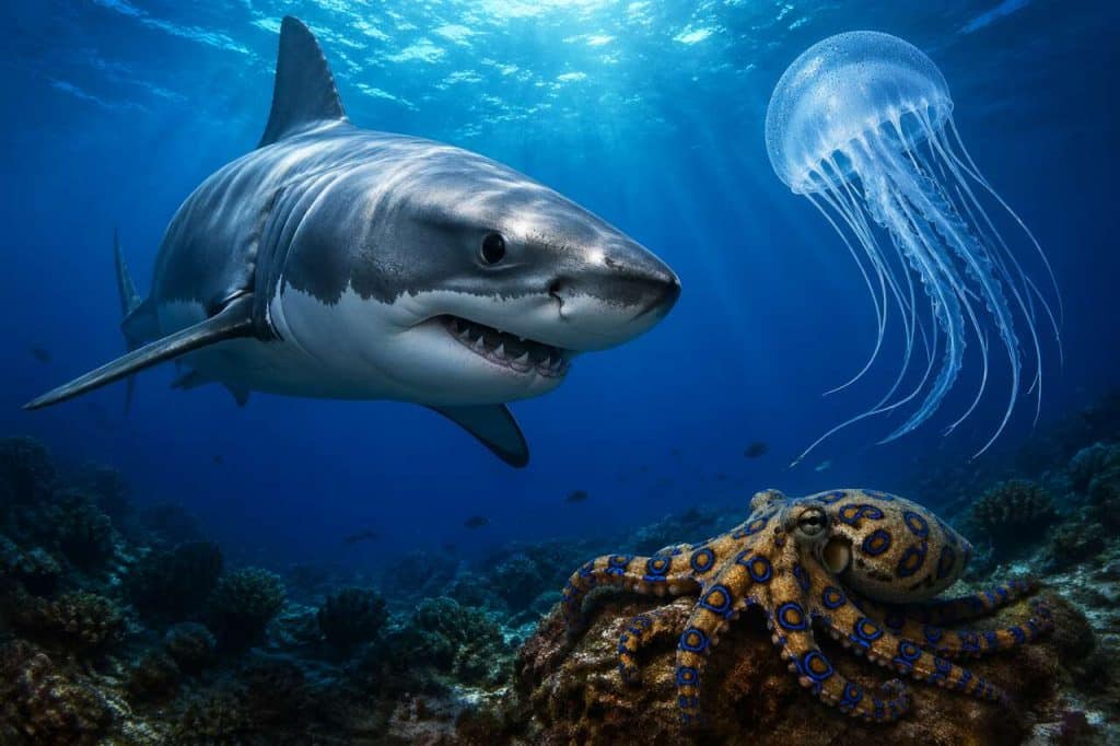Les 5 créatures les plus dangereuses de l'océan