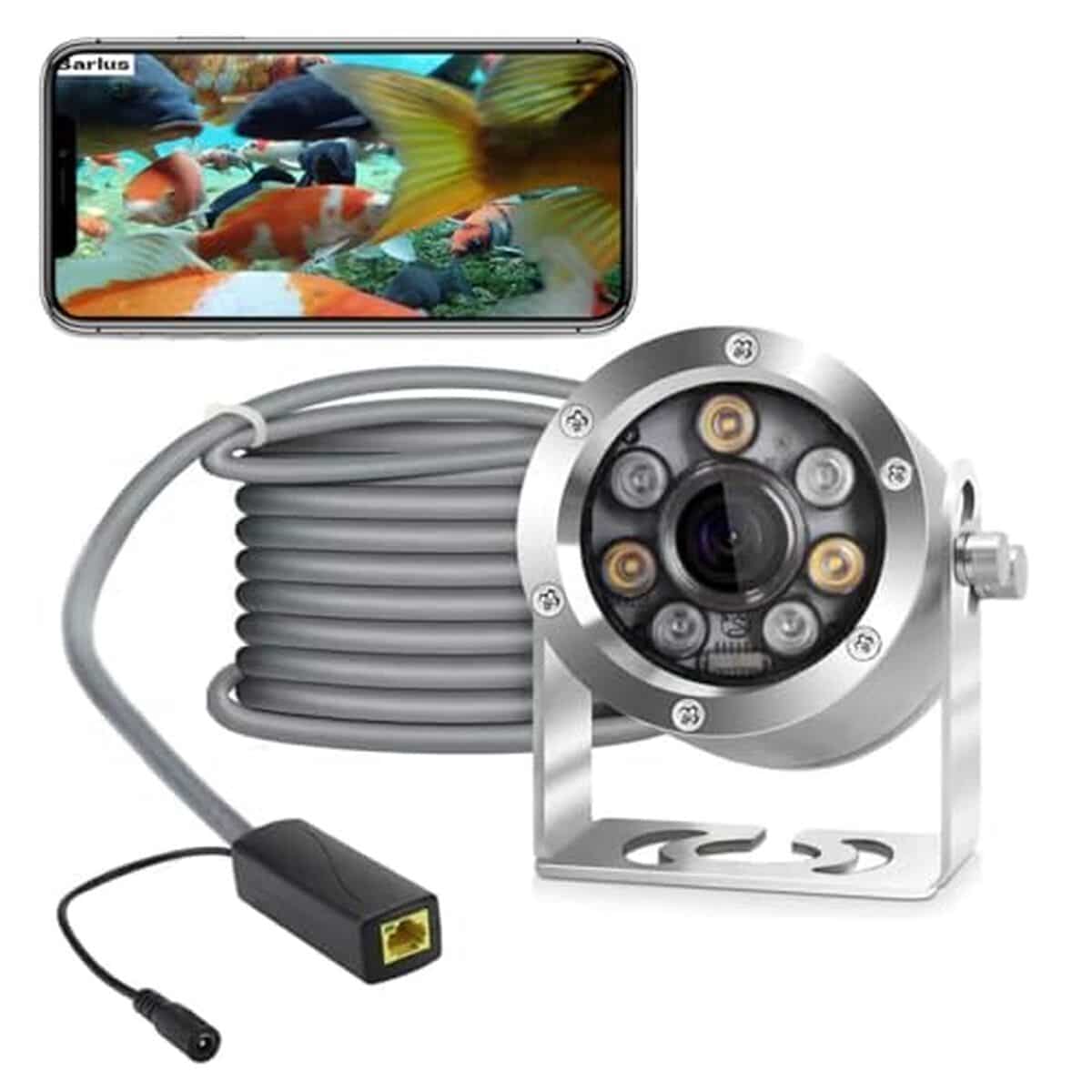 Test caméra sous-marine Barlus POE 5MP 100° IP68