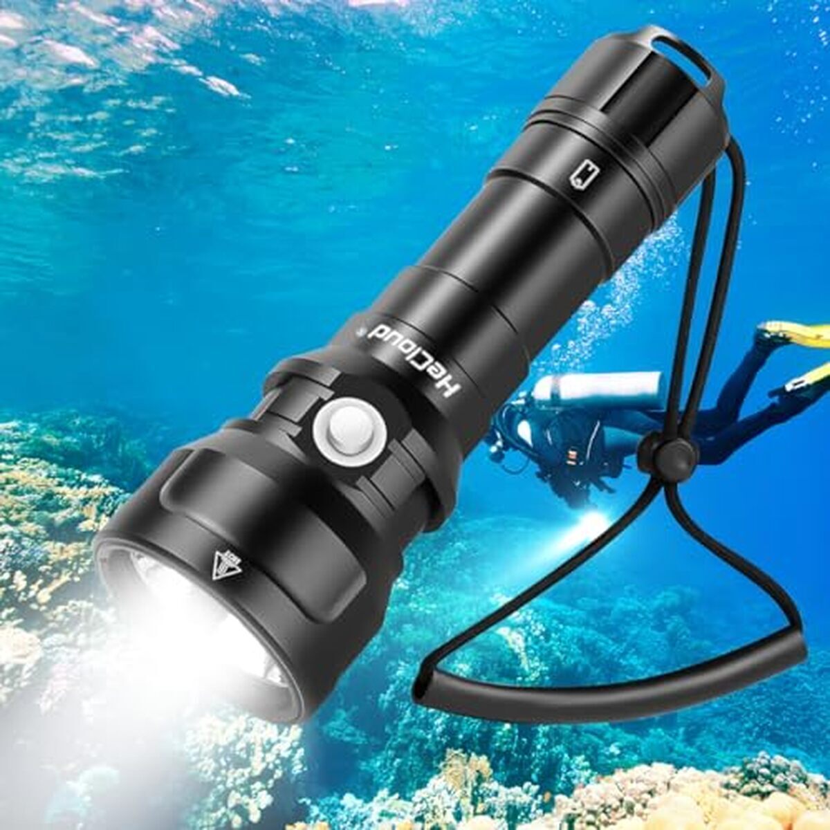 Test de la lampe de plongée professionnelle HECLOUD 2026 lumens IPX8