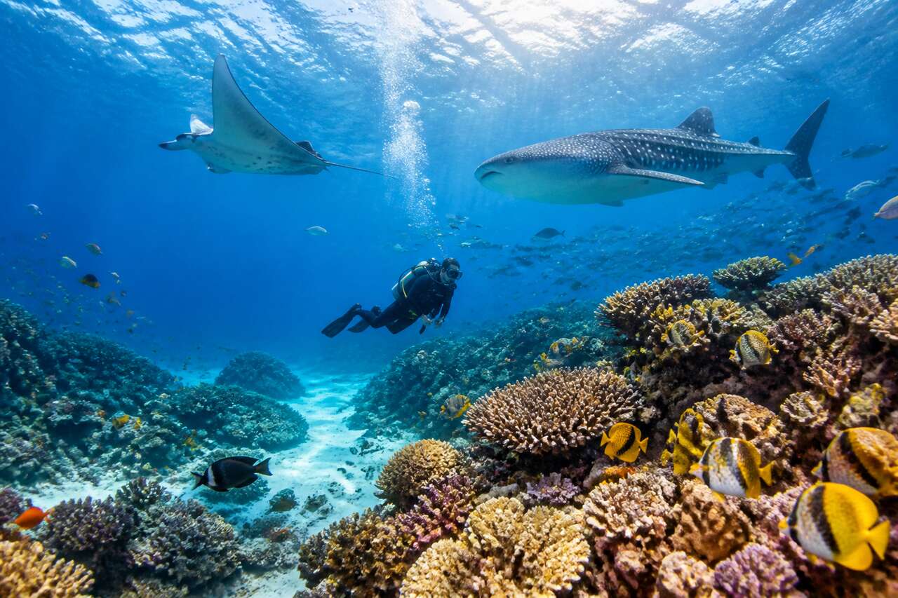 Plongée aux Maldives : découvrez les pélagiques d'Asie