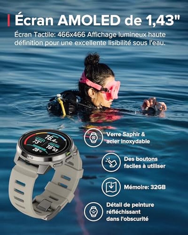 Découvrez notre test complet de la Suunto Ocean, la montre de plongée multifonction idéale pour les plongeurs : design, autonomie et performances. 