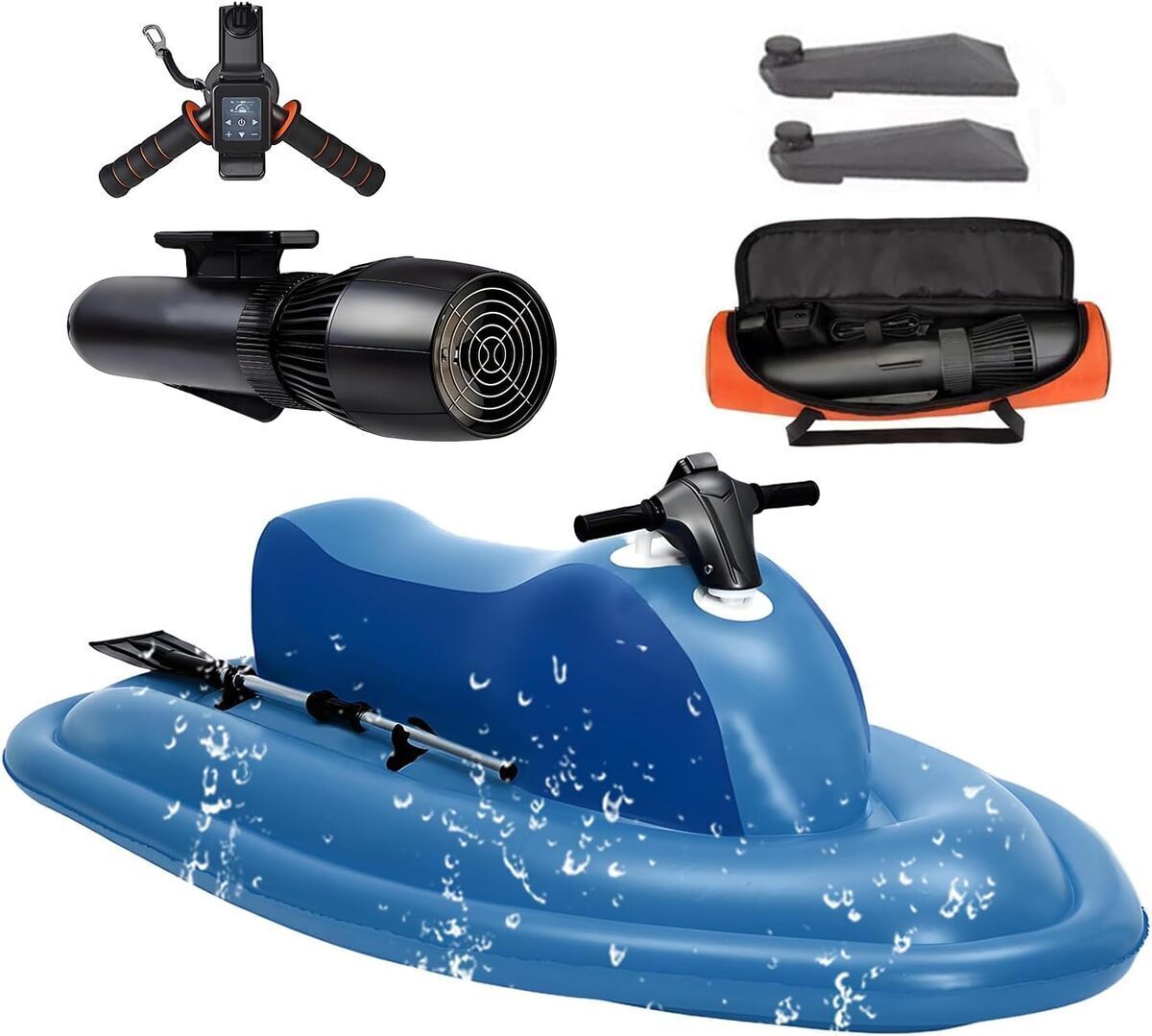 Test du dosiwlatever Jet Ski gonflable électrique : performance et polyvalence