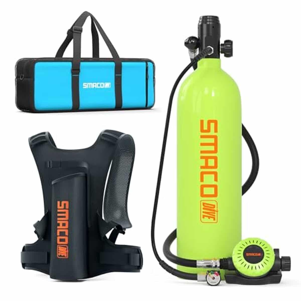 Test : smaco S700 Plus, mini bouteille de plongée rechargeable 2L