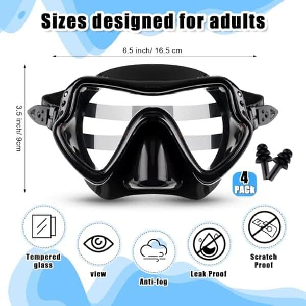 Découvrez notre test détaillé du lot de 4 masques de plongée Tellegloww avec tuba et bouchons d'oreilles : qualité, confort et performance pour vos sorties en mer et piscine.