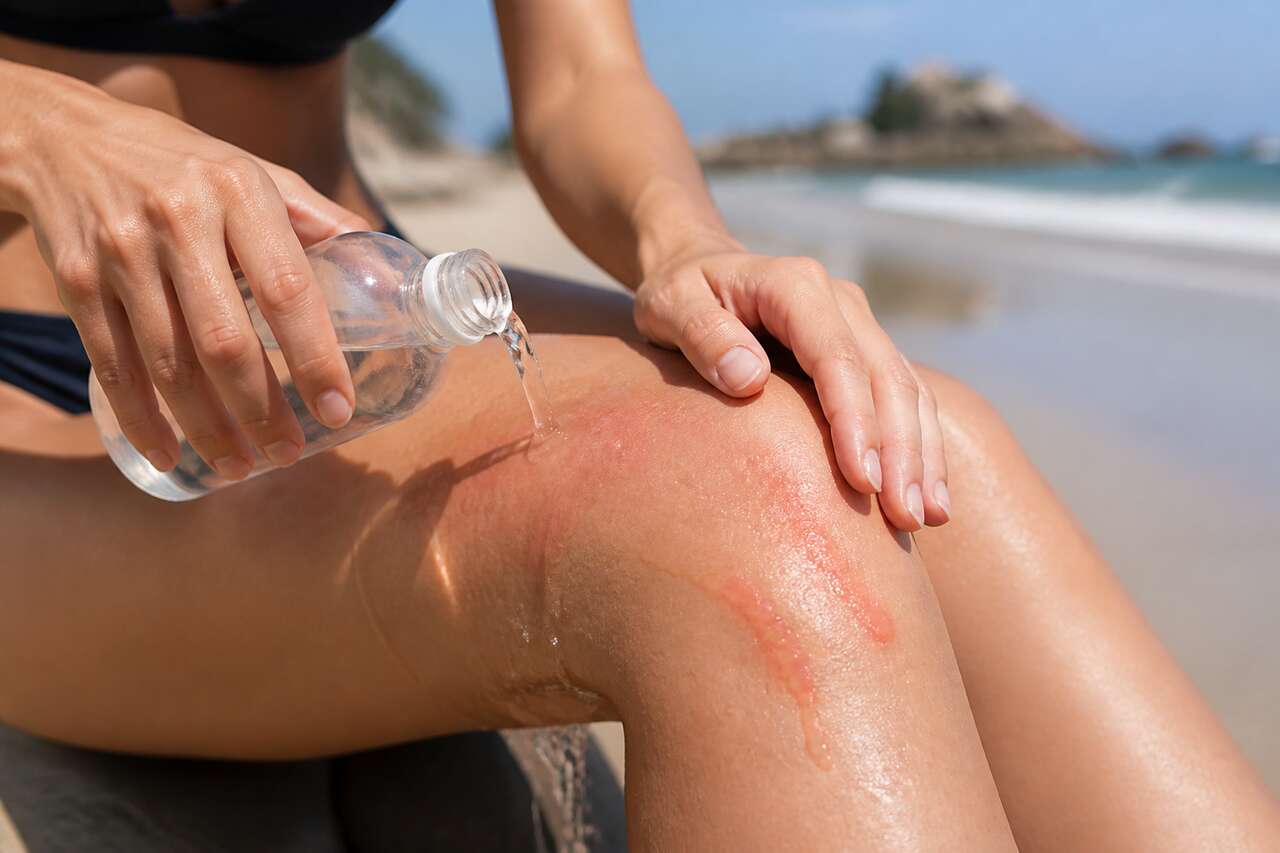 Comment réagir face à une piqûre de méduse ?