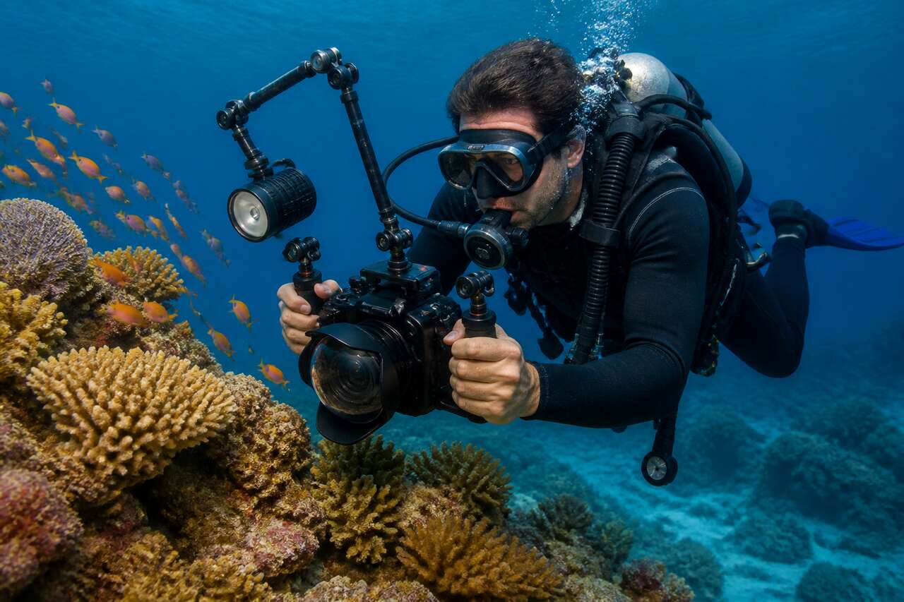 Photo et vid&eacute;o sous-marines: prot&eacute;ger, stabiliser, raconter