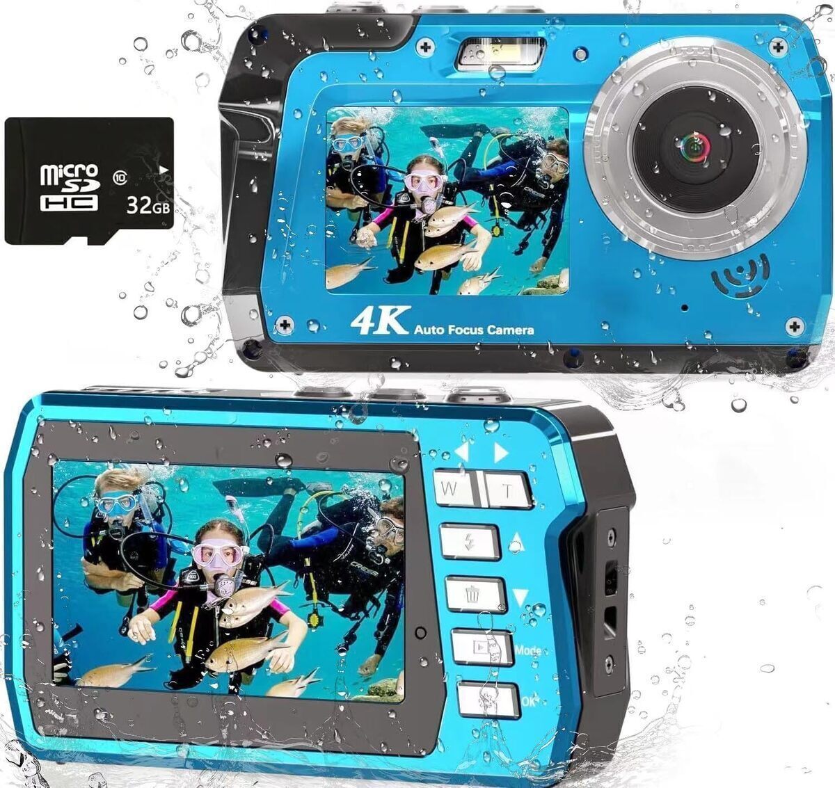 Test : caméra sous-marine 4K 48 MP double écran