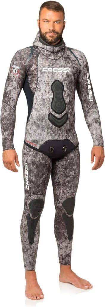 Test Cressi Apnea : combinaison néoprène camouflage 3.5 mm