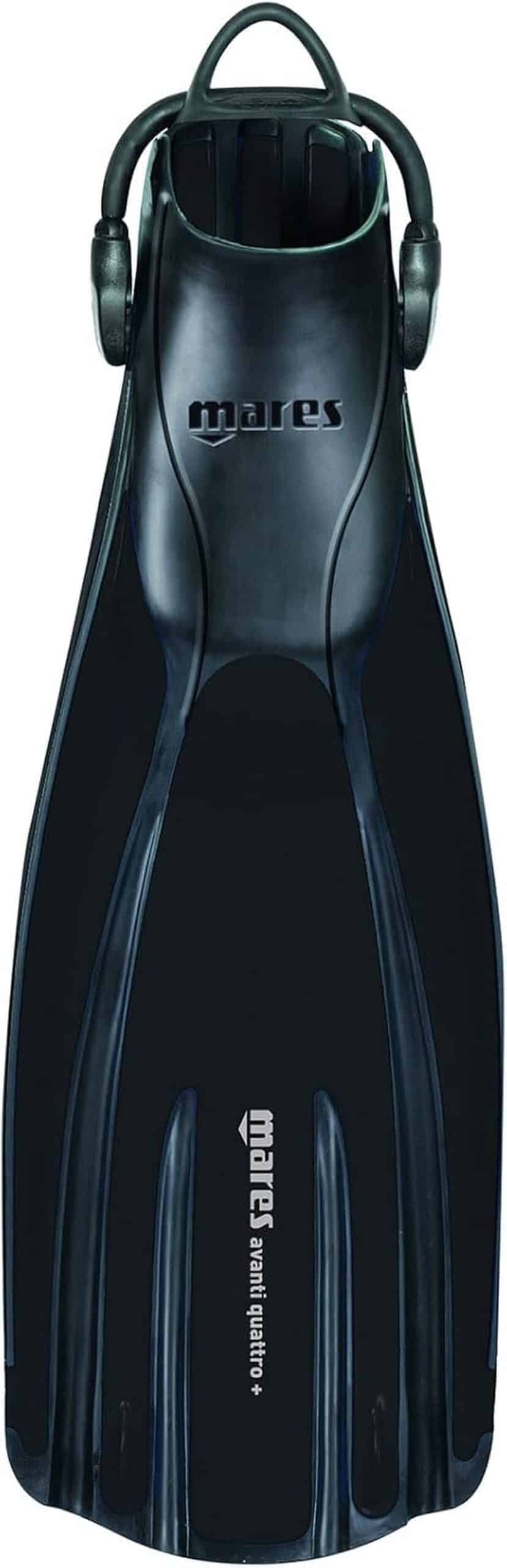 Test des palmes Mares avant quattro plus noir moyen
