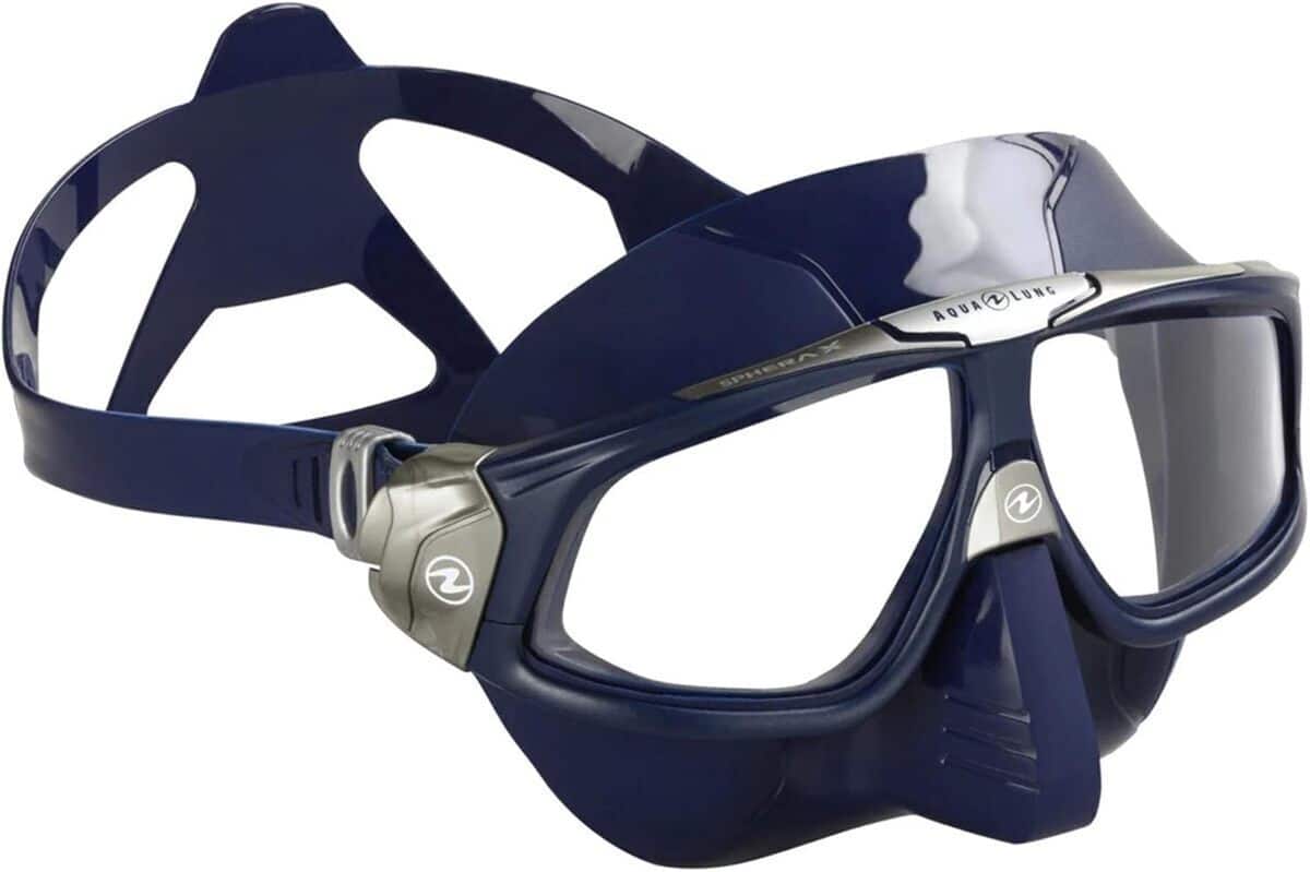 Test du masque Aqualung Sphera X bleu marine