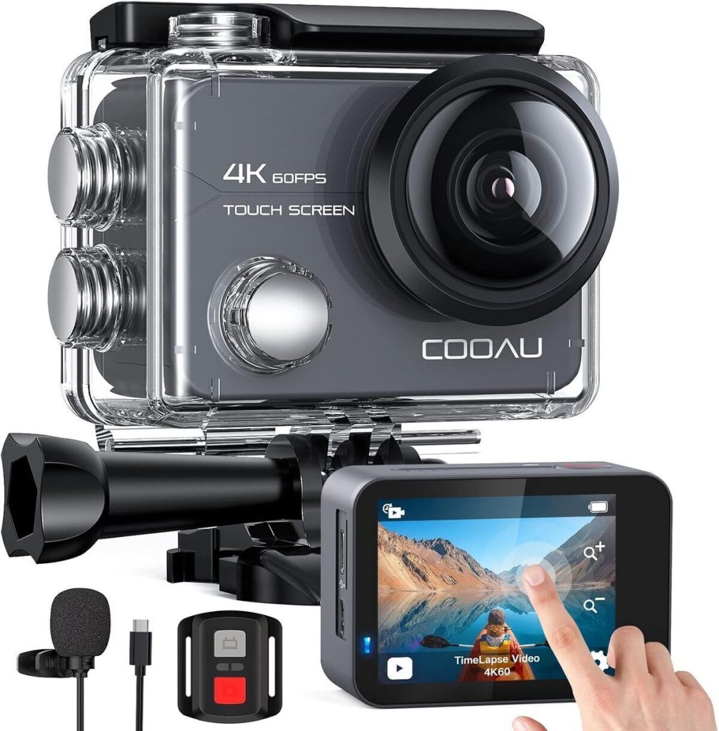 Test : caméra d'action COOAU Native 4K étanche 40m