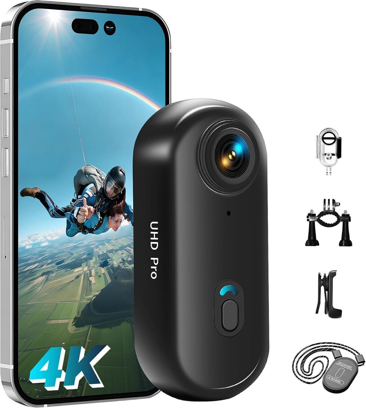 Test : caméra sport Tiantianle Mini 4K étanche 30 m