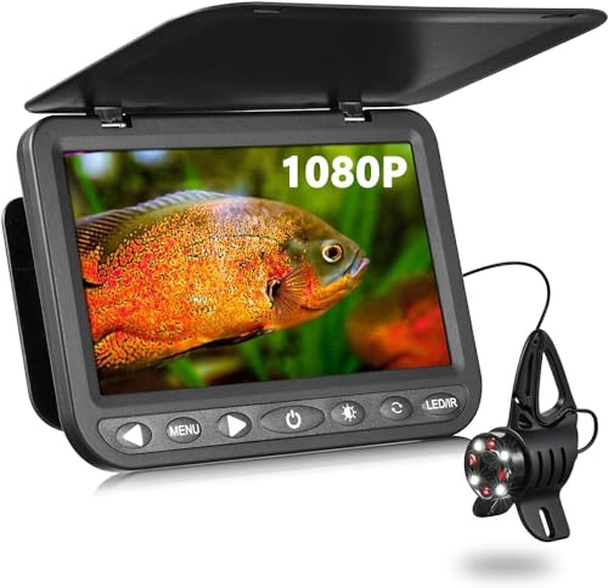 Test MOQCQGR caméra de pêche sous-marine HD 1080p