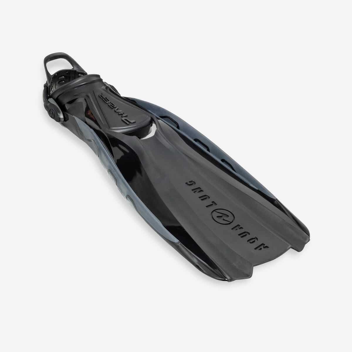 Test des palmes de plongée réglables Decathlon aqualung phazer noir