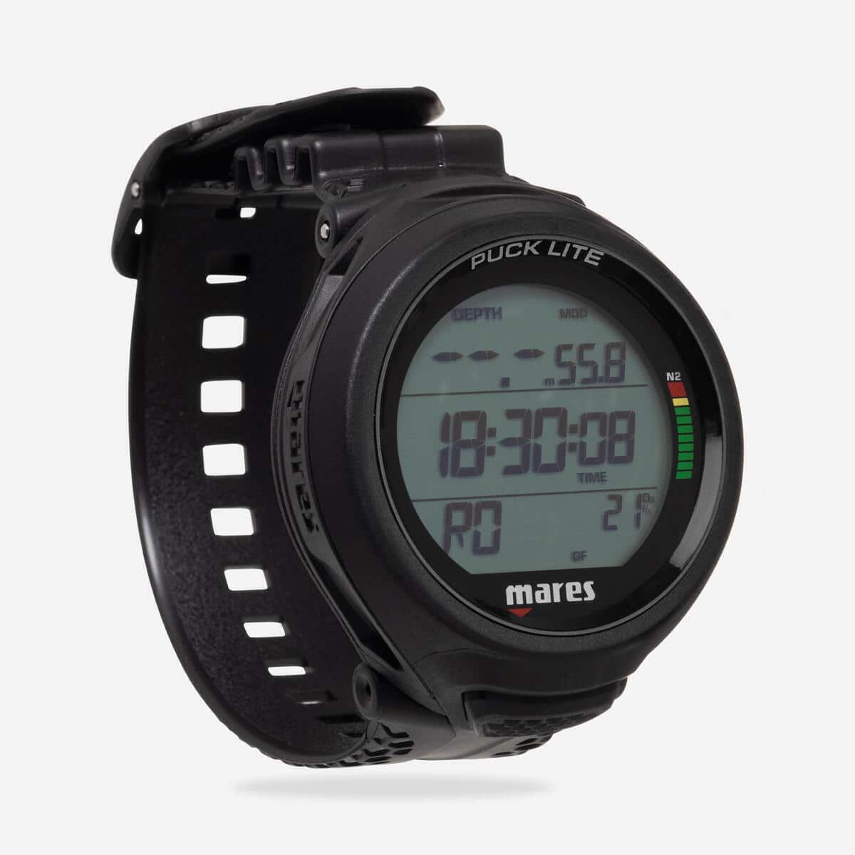 Test : ordinateur de plongée Mares Puck Lite noir chez Decathlon