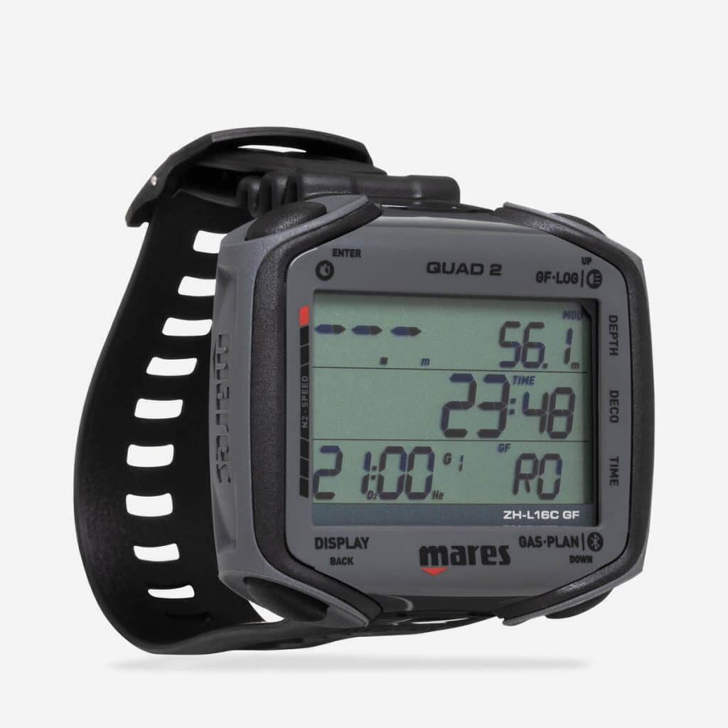 Test ordinateur de plongée Mares Quad 2 par Decathlon